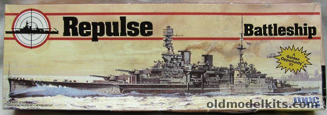 MPC 1/600 H.M.S. Repulse Battlecruiser, 1-5253 plastic model kit